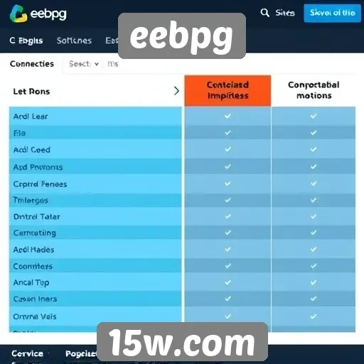 Comparativo entre eebpg e outros sites de jogos